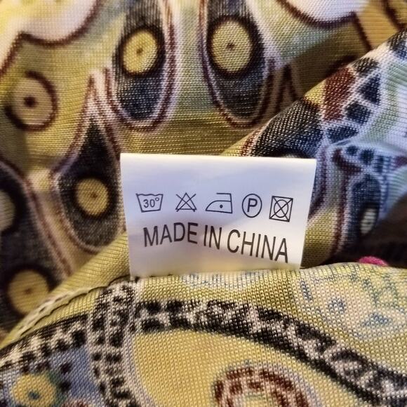 Women's Purple Knee-Length Fit & Flare Paisley Sundress, Size: Medium, New - Picture 9 of 10